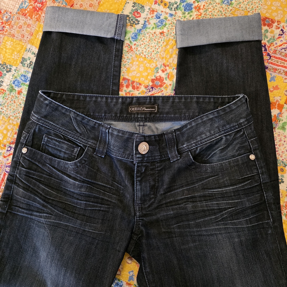 Guess Women's Skinny Jeans - Dark Blue